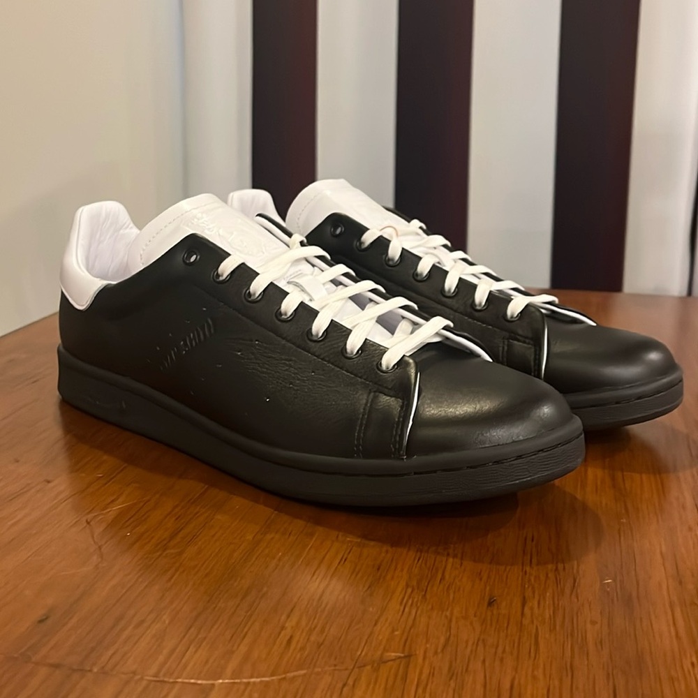 Adidas Stan Smith Lux Shoes Sneakers black white JH9719 new Mens Sizes
